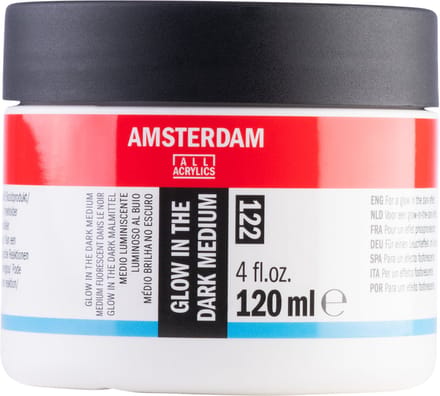 Amsterdam Glow in the dark medium 122 | mini 120 ml