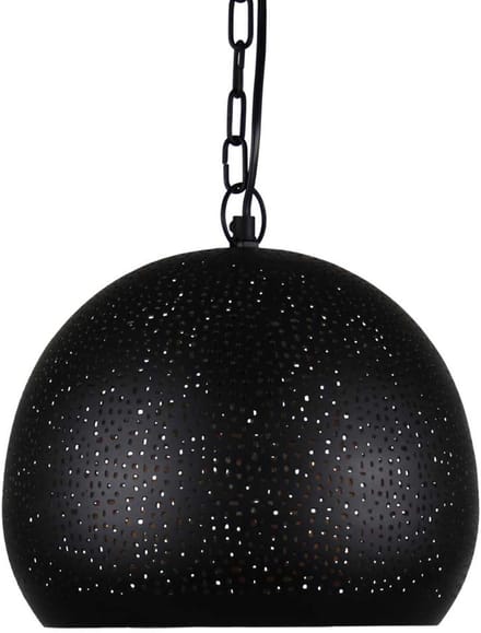 Safaary - Arabische Hanglamp Intisar Zwart Goud Ø 27 x 26cm
