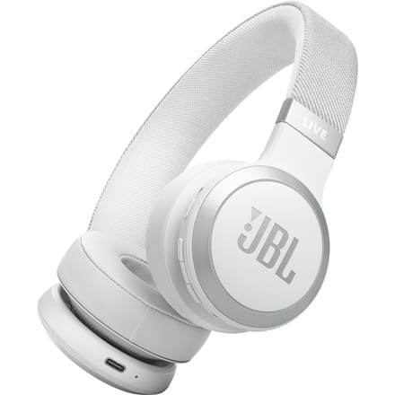 JBL Live 670NC - Draadloze Noise Cancelling Koptelefoon - Bluetooth - On ear - 65 uur batterij - Adaptive ANC - Wit
