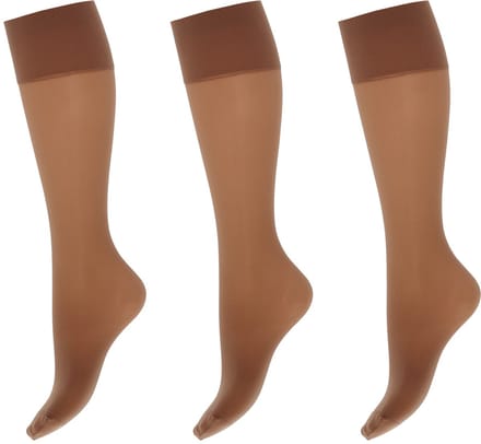 Marianne - Dames Kneehighs Support Lycra Panty - 40Den - 3-Pack - Maat 35-38 - Muscat