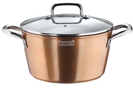 Aluminium braadpan met deksel 28 cm Ø - Materic serie met QuanTanium coating voor inductie