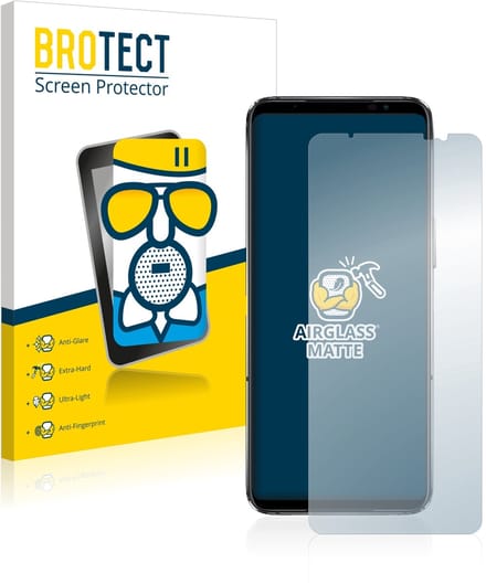 BROTECT - Screenprotector voor ASUS ROG Phone 6D Ultimate - Folie Beschermfolie Beschermglas matte