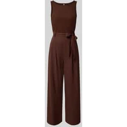 Relaxed fit jumpsuit met viscose en een tailleband