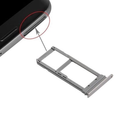 SIM-kaarthouder Geschikt voor Samsung Galaxy S7 Edge – Goud