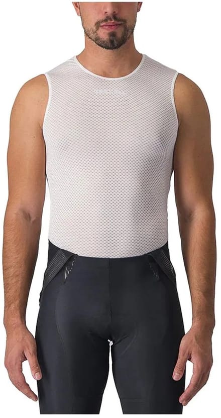 Castelli Pro Mesh 2.0 Mouwloos Basislaag Wit 2XL Man