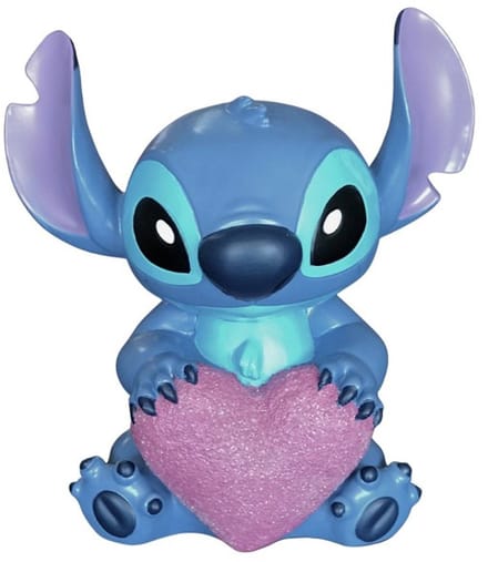 Disney Home 3D Statue Beeld - Stitch With Heart