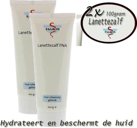 Fagron- Lanettezalf - 2x 100gram - bij droge huid