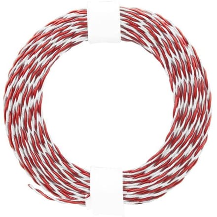 Donau Elektronik 210-05 Draad 2 x 0.04 mm² + 2 x 0.04 mm² Rood, Wit 10 m