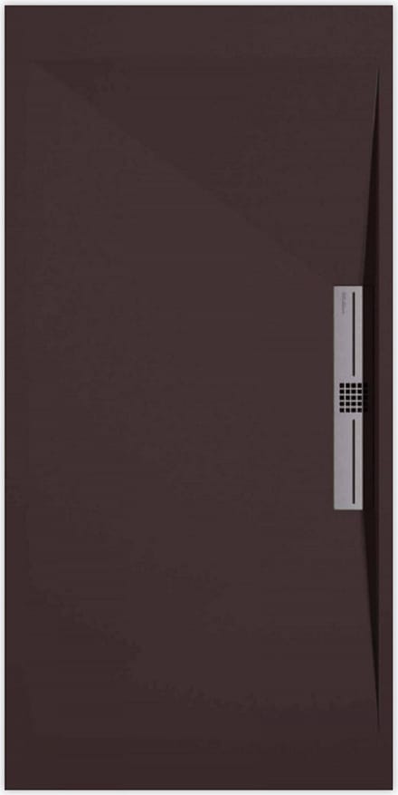 Sanifun douchebak Stone Side Chocolate Smooth 1000 x 700 S