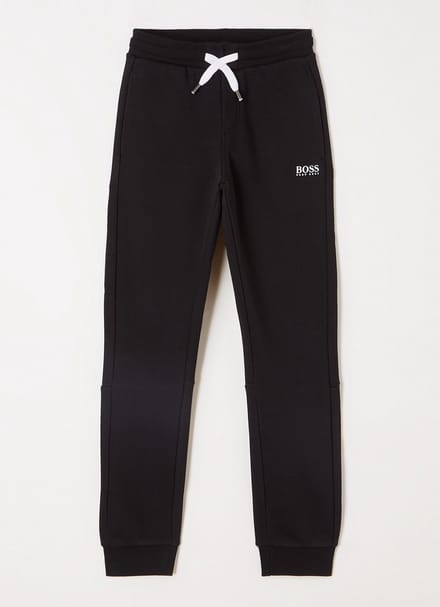 HUGO BOSS Tapered fit joggingbroek - Zwart - Maat 164