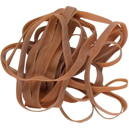 Elastiek Standard Rubber Bands 64 90x5mm 100gr 85 stuks bruin