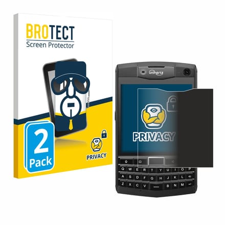 BROTECT - privacy screenprotector voor Unihertz Titan - Folie Beschermfolie Blauwlichtfilter 2 Stuks