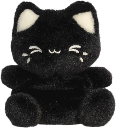 Palm Pals - Black Sesame Meowchi knuffel - 13 cm - Pluche