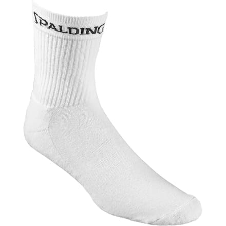 Spalding Mid Cut 3 Paar Sokken Wit