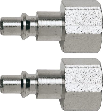 CriKo adapter voor persluchtgereedschap - Orion x 1/4" binnendraad - 2 stuks