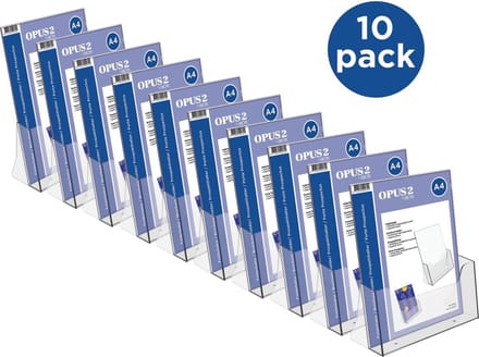 Folderbakje OPUS 2 A4 -10 stuks