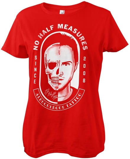 Breaking Bad T-shirt No Half Measures Girly Tee SP-5-BB025-H70-16