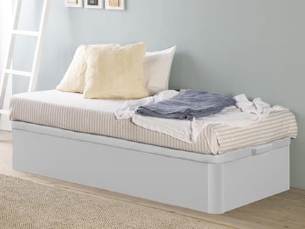 Vente-unique Bedbodem met opbergruimte HESTIA van YSMÉE - Mat wit - 90 x 190 cm