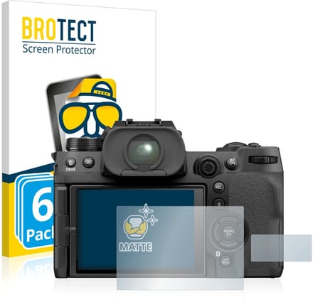 BROTECT - Screenprotector voor Fujifilm X-H2S - Folie Beschermfolie matte 6 Stuks