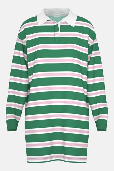 Sweatjurk Serie Touchline Stripes Lucky Green