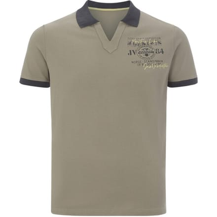 Jan Vanderstorm herren Poloshirt - 76/78 - kaki - Plus Size