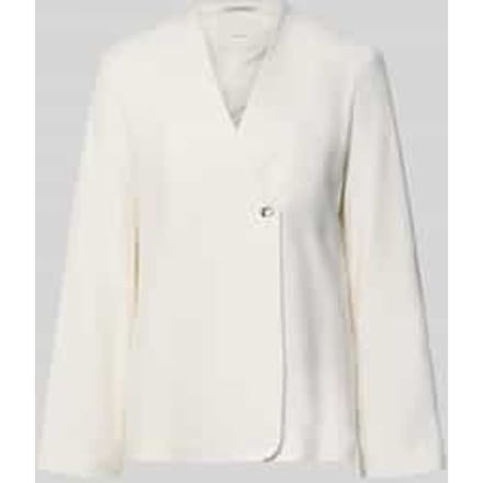 regular fit blazer met structuurpatroon