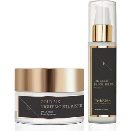 Anti-Rimpel Elixir Serum 24k Goud + Anti-Rimpel Nacht Moisturiser 24k Goud