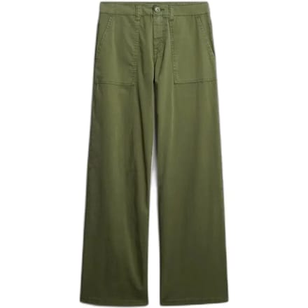 Superdry Baggy Cargo Broek Khaki Grootte: 30/32