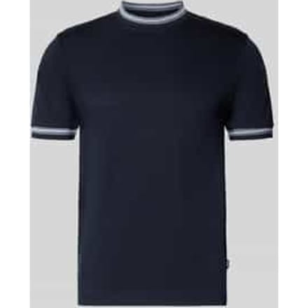 Navy katoenen ronde hals t-shirt Boss Black H-Tessler