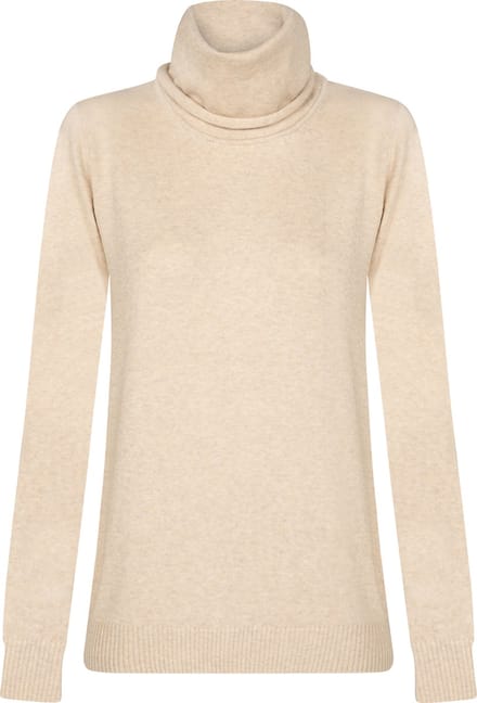 Felix Hardy Coltrui - Kabeltrui - 100% Katoen Trui Dames Beige - M