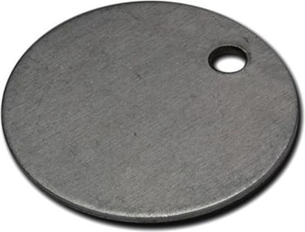 Sleutelpenning alum.30mm