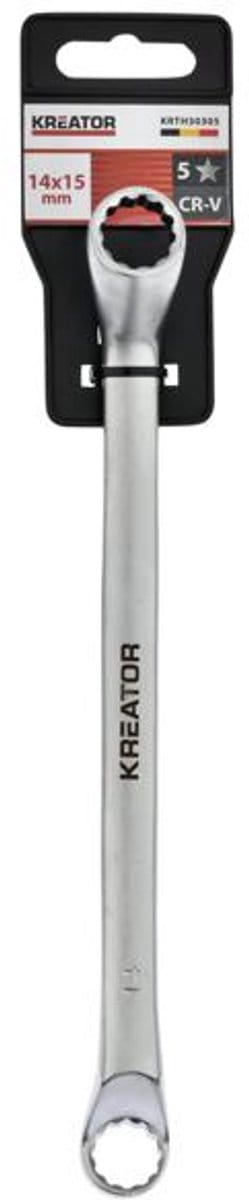Kreator - Hand tools - KRTH30305 - Dubbele ringsleutel - 175mm, 14x15mm