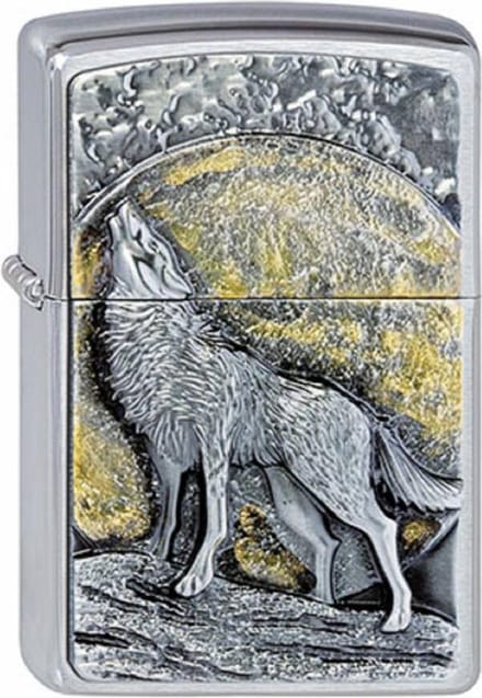 Aansteker Zippo Wolf at Moonlight