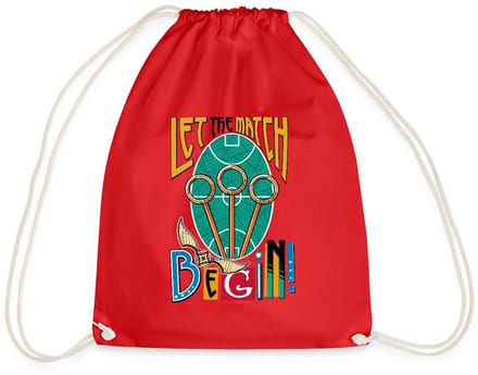 Harry Potter Let The Match Begin Quidditch Gymtas