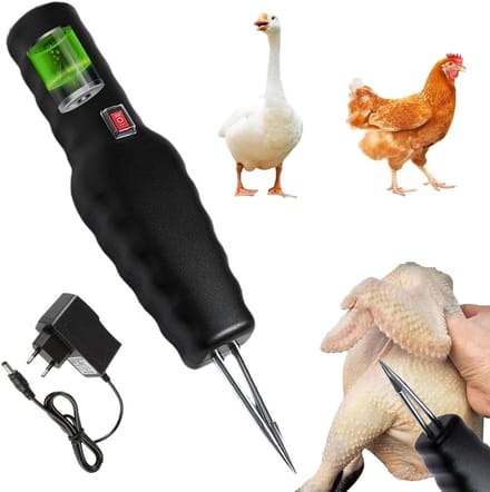 Electric Poultry Feather Rowing Machine, Portable Chicken Feather Skewer Tools, Portable Chicken Feather, Portable - ShopVlot