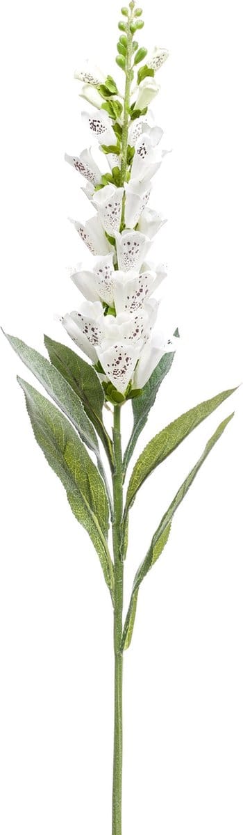 Emerald - Kunstbloem Vingerhoedskruid 92cm crème - Kunstplant voor binnen