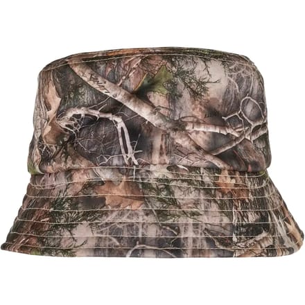 Urban Classics - Sherpa Real Tree Camo Reversible Bucket hat / Vissershoed - Bruin