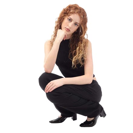Boss Dames/Dames Fassie Gehaakte Top (Zwart)
