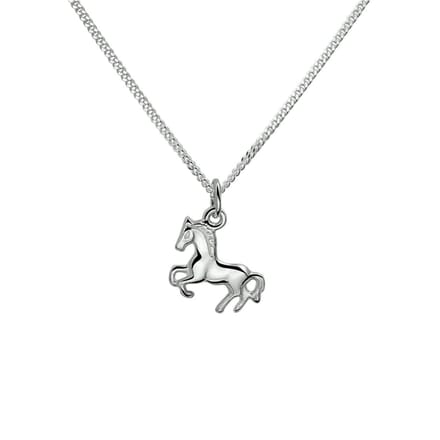 YO&NO - Ketting - Zilver - Gourmet - Paard - 1,4mm - 36 + 4cm - Kinderen - Gerhodineerd - Zilver 925