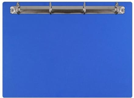 Magnetisch klembord A4 incl. ringband (liggend) - Blauw