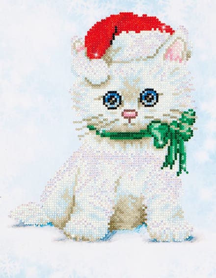 DIAMOND DOTZ Chrissy Kitty - Diamond Painting - 5.001 Dotz - 35x27 cm