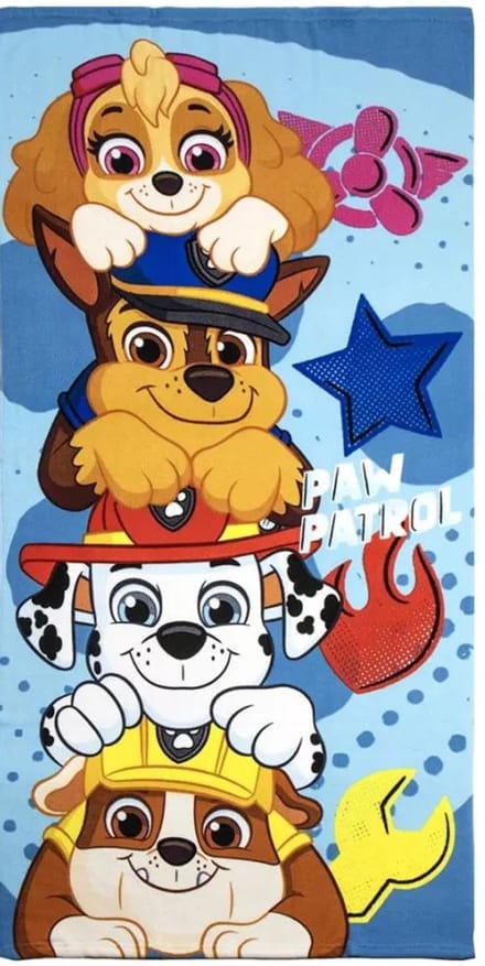 Paw Patrol handdoek play 70 x 140 cm - polyester