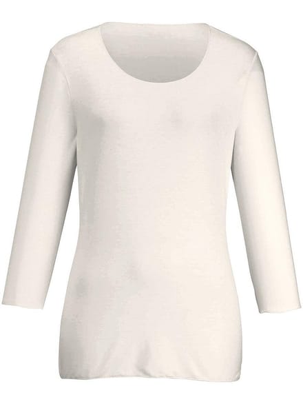 Shirt 3/4-­mouw­en Van Peter Hahn wit
