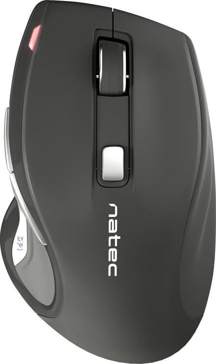 Natec- NMY-0781- Jaguar- draadloze muis met 2400 Dpi - Zwart