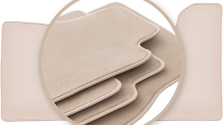 PREMIUM beige matten voor: Microcar Virgo microcar