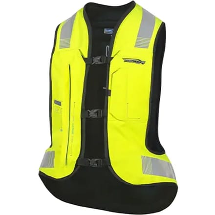 Motorfiets airbag vest Helite E-Turtle 2 Hi-Vis Molex