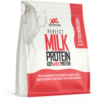 XXL Nutrition - Perfect Milk Protein - Aardbei - Eiwitpoeder - 1000 gram