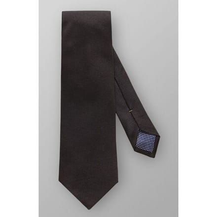 Eton Das Basket Weave Tie Zwart / male