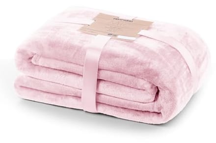 Zachte Pluizige Microvezel Deken 160 x 210 cm Roze - Knuffelend en Multifunctioneel
