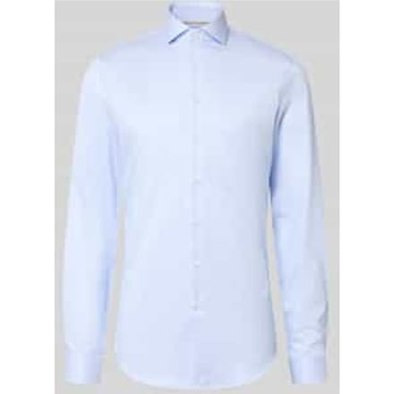 slim fit zakelijk overhemd met extra lange mouw